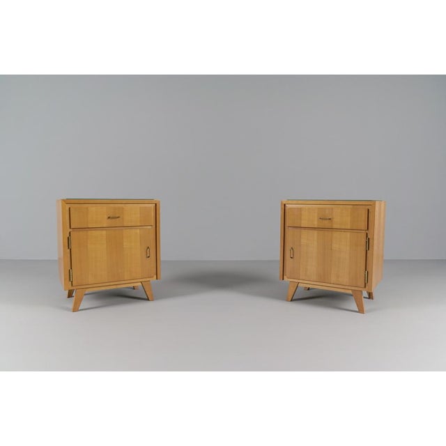 1950s Mid-Century Nightstands, Set of 2 For Sale - Image 5 of 14