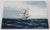 Nautical Vintage Mid-20th Century Signed Maritime Oil Painting of Tall Ship at Sea – Nautical Seascape on Canvas For Sale - Image 3 of 14