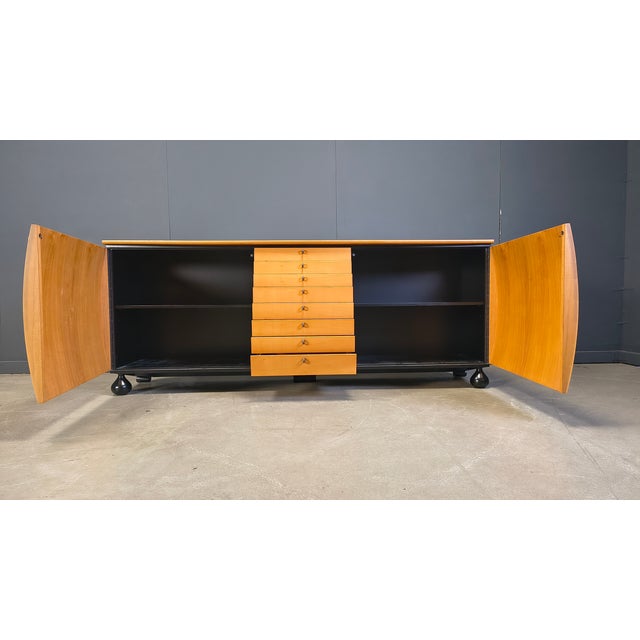 Italian Modern Sideboard by Umberto Asnago for Giorgetti, 1990s For Sale - Image 4 of 14