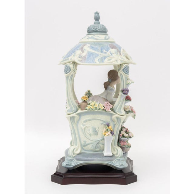 Lladro "Gazebo in Bloom" Porcelain Figurine For Sale - Image 15 of 18