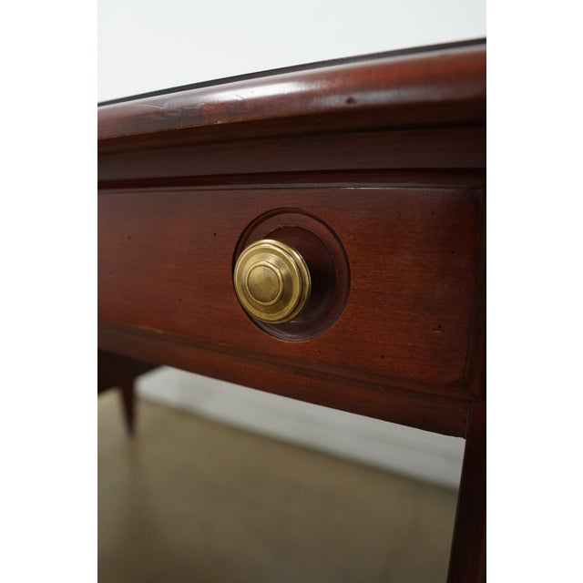 Vintage Ethan Allen British Classics Marshall Drop Leaf Desk For Sale - Image 11 of 18