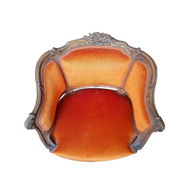 Vintage Baroque-Style Armchairs, 1940, Set of 4 For Sale - Image 6 of 15