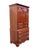 Traditional Kincaid Furniture Solid Cherry Traditional Style 39" Media / Clothing Armoire 21-165 For Sale - Image 3 of 14