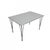 Rectangular Dining Table by Piet Hein, 1980s For Sale - Image 4 of 17