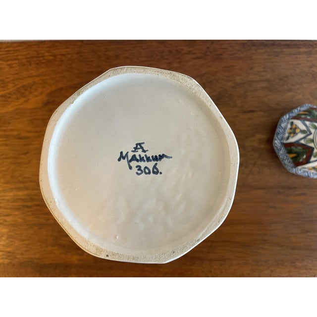 Hand-Painted Lidded Vase from Royal Tichelaar Makkum, 1950 For Sale - Image 9 of 10