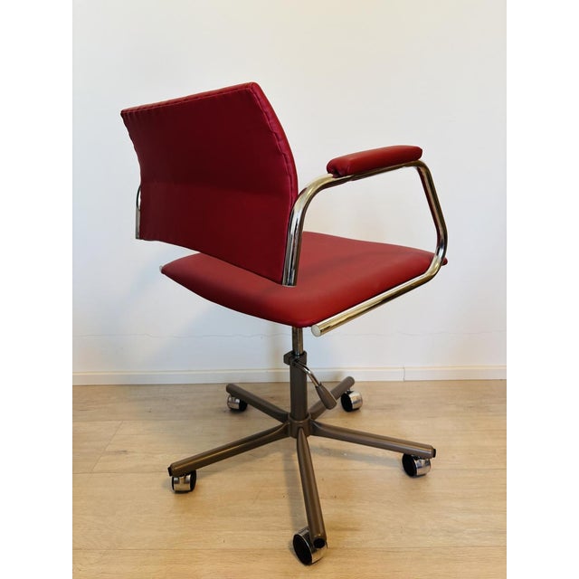1970s Cherrywood Desk Chair from Kovona, Former Czechoslovakia, 1970s For Sale - Image 5 of 10