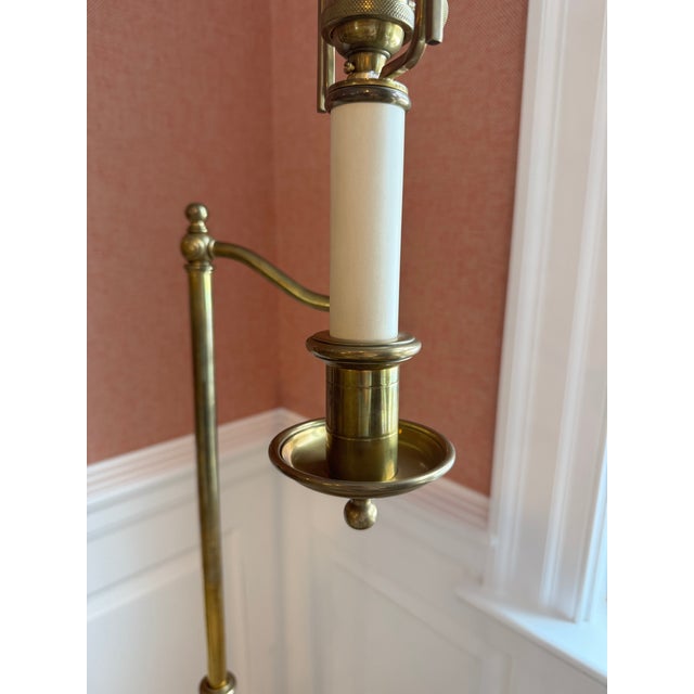 Ralph Lauren Sargent Swing Arm Floor Lamp Antique Brass For Sale - Image 10 of 15