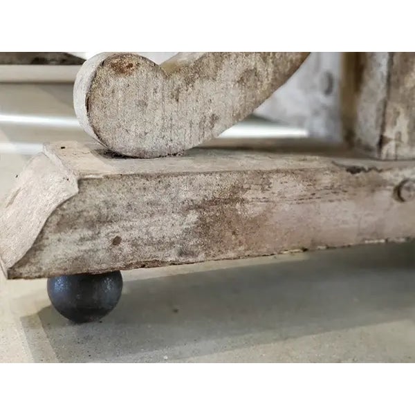 Wood 19th Century French Atelier Table For Sale - Image 7 of 10