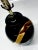 1980s Relocation Super Sale! 1980s Black and Gold Sashed Ceramic Table Lamp For Sale - Image 5 of 10