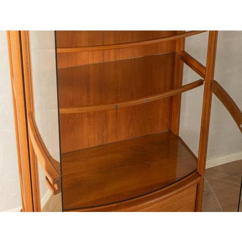Brown Vintage Danish Display Cabinet, 1980s For Sale - Image 8 of 10
