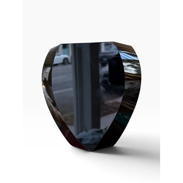 Murano Mid Century Modern Murano Italian Art Glass Vase For Sale - Image 4 of 8
