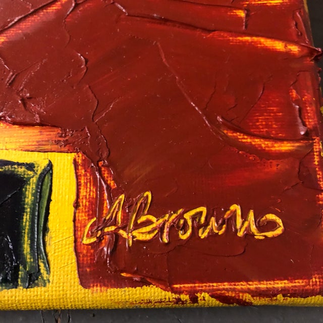 2020s Original Contemporary Alexandra Brown Abstract Pop Art Still Life Oil Painting Signed For Sale - Image 5 of 6