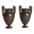 Pair of Cabinet Size Roman Classical Urns or Vases For Sale