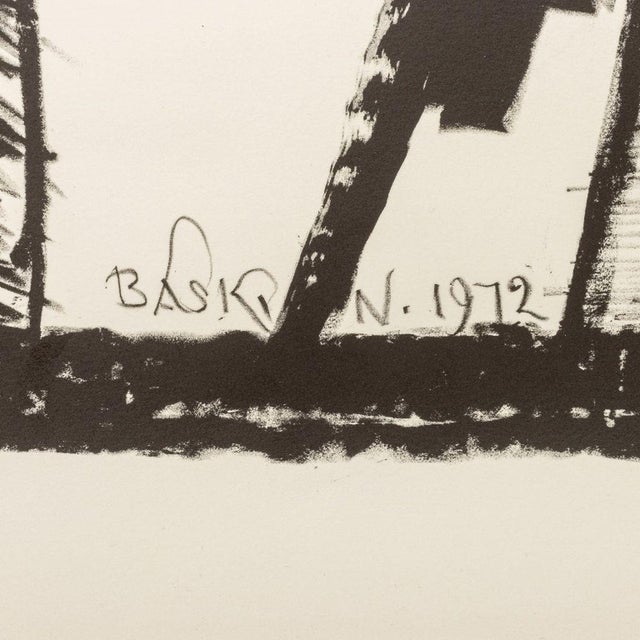 Leonard Baskin (American, 1922-2000), "Spies on His Enemies Crow", Lithograph on Wove Paper, 1972, titled lower left,...