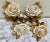 Set of Four 1950s Textural Roses Wall Accents, Midcentury Homco Usa For Sale - Image 11 of 11