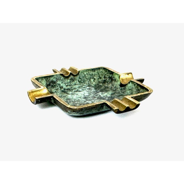 Vintage Austrian Brass Ashtray attributed to Franz Hagenauer, 1950s, in Very Good conditions. Designed 1960 to 1969 This...