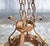 Vintage Round Iron Quatrefoil Chandelier For Sale In Atlanta - Image 6 of 18