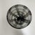 Glass Contemporary Smoke Gray + White Geometric Art Glass Bowl Vase For Sale - Image 7 of 12