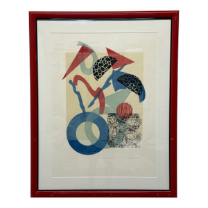 Rita Schwartz Mardi Gras Series Lithograph on Paper - 1 of 2 Available
