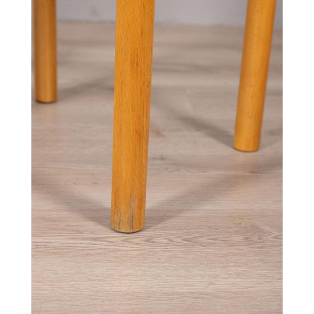 Modern Vintage Stools in Wood and Rope, 1970s, Set of 2 For Sale - Image 3 of 8