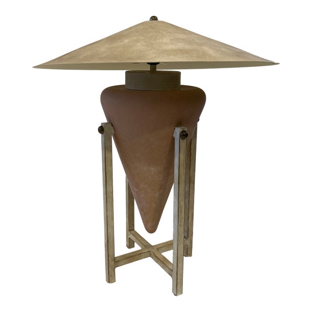 Vintage 1980s Max Blumberg Table Lamp For Sale