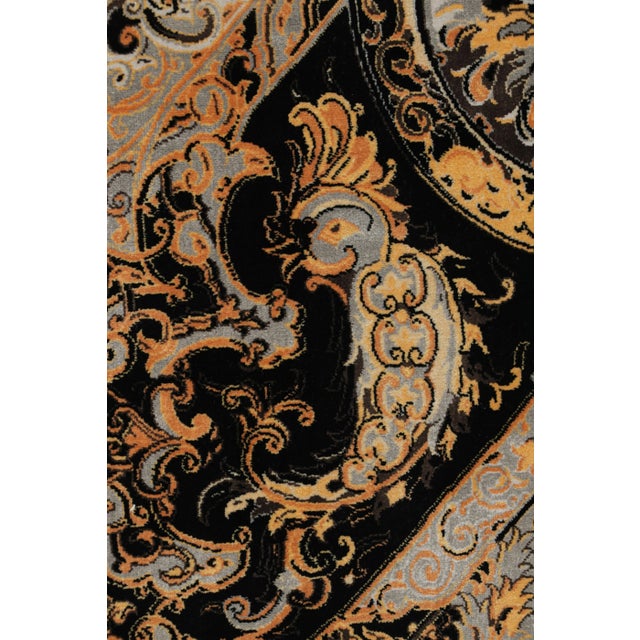 Textile Rug & Kilim’s Modern Rug With Polychromatic Medallion “Love Bird” For Sale - Image 7 of 9