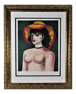 Franco Gentilini, Woman with Hat, Circa 1960
