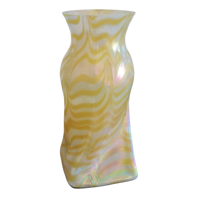 Art Nouveau Austria Phaenomen Genre 6893 Candia Iridescent Vase by Johann Loetz Witwe for Loetz, Bohemia, 1890s For Sale