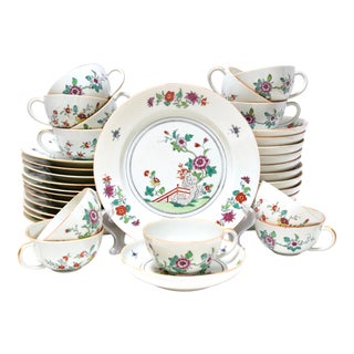 Antique Early 20th Century Edmé Samson Luncheon Service for Twelve- 36 Pieces For Sale