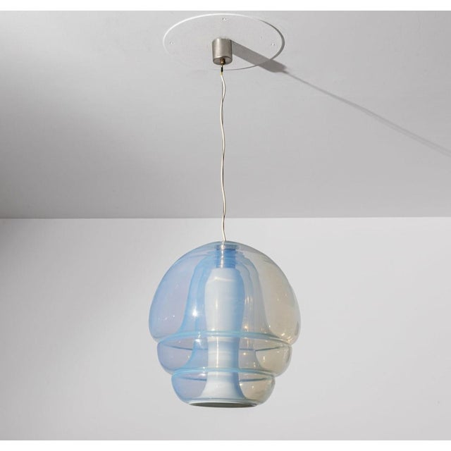 Polpo LS134 Pendant Light in Opalescent Murano Glass by Carlo Nason for Mazzega, 1980s For Sale - Image 15 of 15