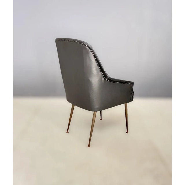 Arflex Small Armchairs attributed to Lina Bo Bardi and Carlo Pagani for Arflex, 1950s, Set of 4 For Sale - Image 4 of 6