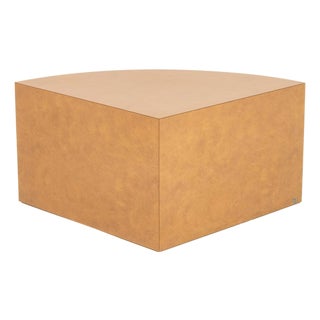 Modern Wedge Form Coffee Table For Sale
