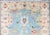 Measures 9'3 x 12'0 The uncommon colorful pallet makes this Oushak unique, with shades of blue, jade, pink, yellow, coral,...
