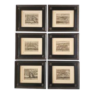 Trowbridge Framed Etching-Set of 6 For Sale