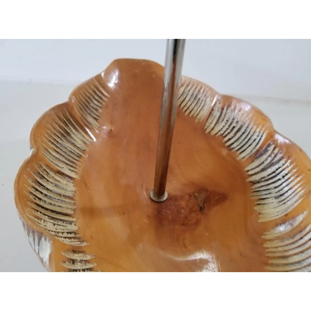 1960s Macabo Cusano Aldo Tura Wood Bowl Nutcracker Set 1960s Milan For Sale - Image 5 of 9