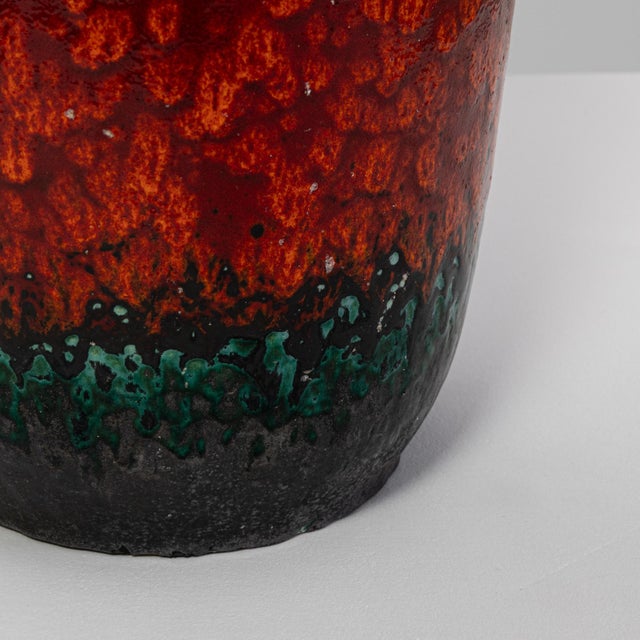 20th Century German 'W. Germany' Ceramic Vase For Sale - Image 11 of 18