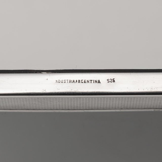 Vintage Silver Photograph Frame from Industria Argentina, 20th Century For Sale - Image 9 of 10