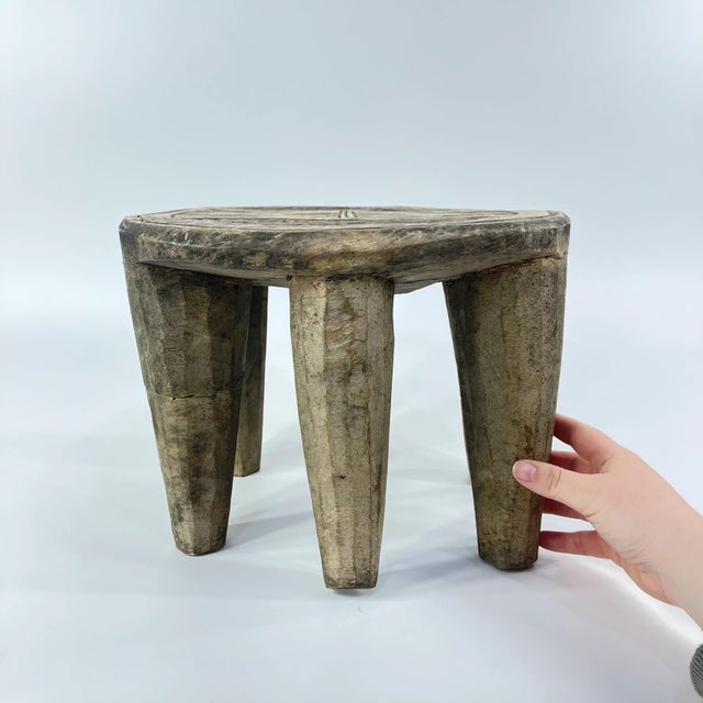 Gray Early 20th Century Lobi Stool Burkina Faso For Sale - Image 8 of 9