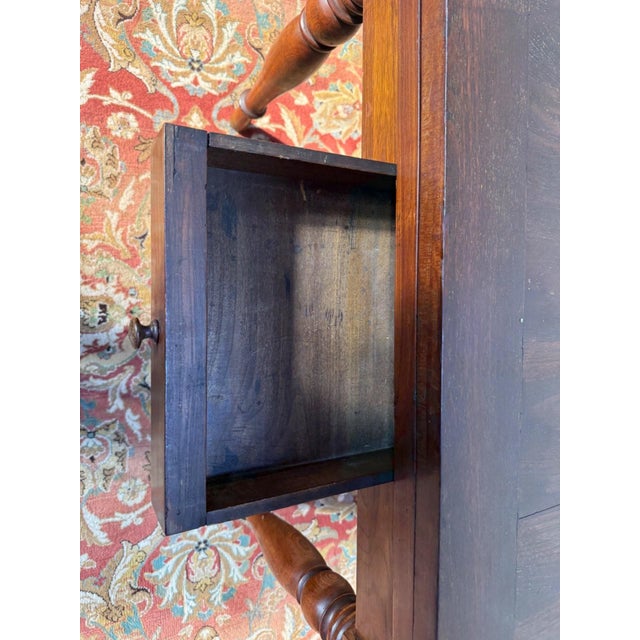 Second Empire Wood Table with Integrated Extensions, 19th Century For Sale - Image 5 of 9