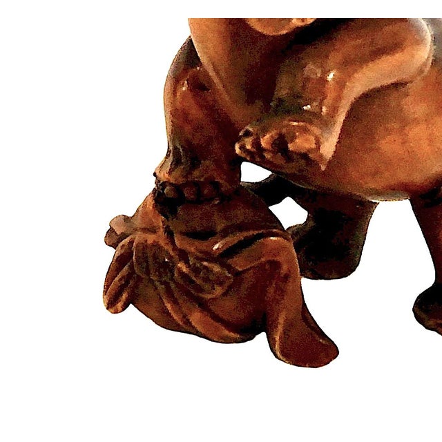 A Collection of Miniature, Hand-Carved Elephant Netsukes For Sale - Image 4 of 18