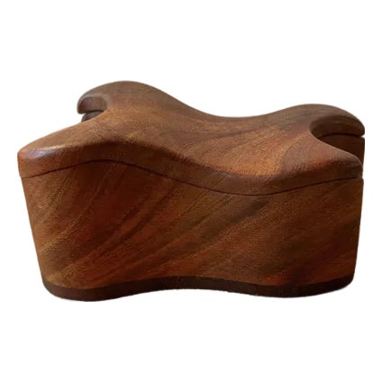 1970s Fred Buss Woodworks Handcrafted Box For Sale