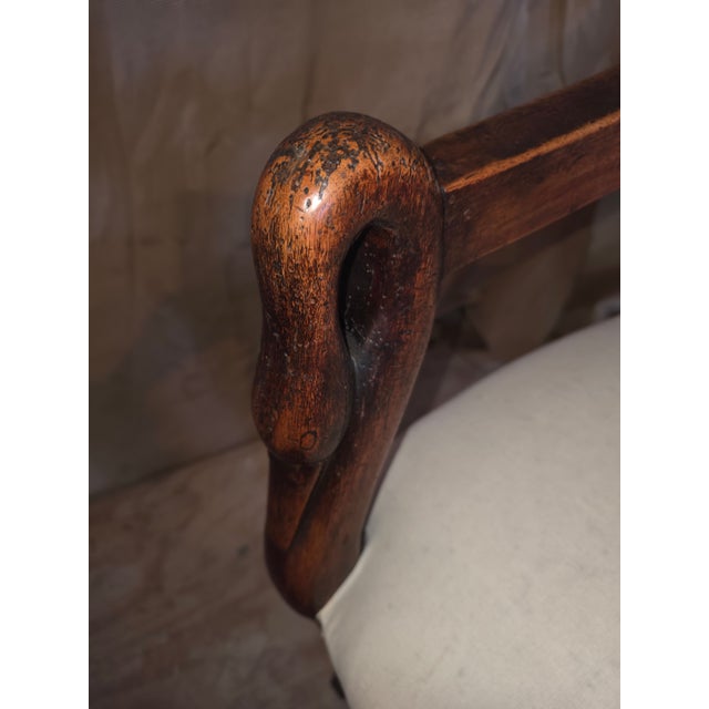 Armchair With Swan Head Arms For Sale - Image 14 of 15