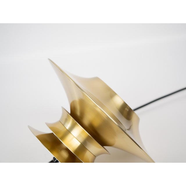 Vintage Danish Pendant Lamp attributed to Bent Nordsted for Lyskær Lighting, 1980s For Sale - Image 6 of 11