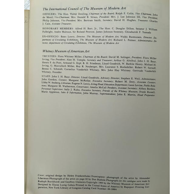 1960s Helen Frankenthular 1969 First Edition Museum of Art Catalog Book For Sale - Image 5 of 6