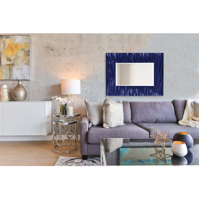 Zenith Mirror - Glossy Navy For Sale In Chicago - Image 6 of 6