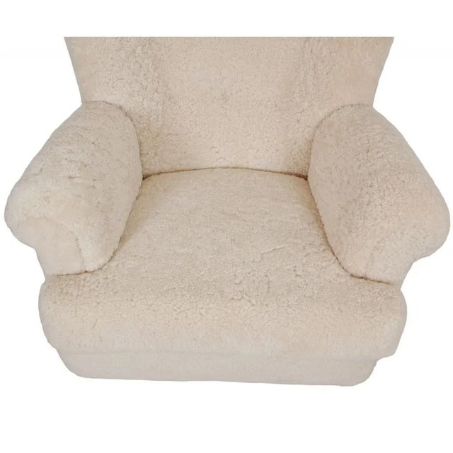 Danish Armchair in Wool, 1950s For Sale - Image 6 of 13