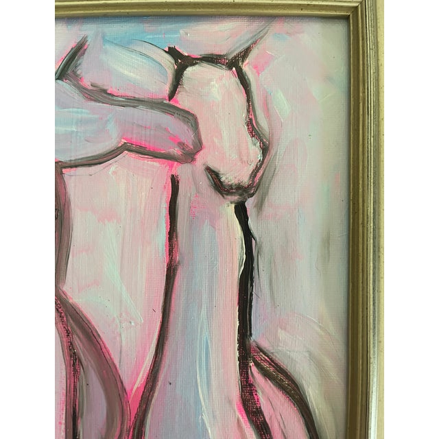 2020s Framed Equestrian Oil Painting by Heather Dawn Batchelor For Sale - Image 5 of 7