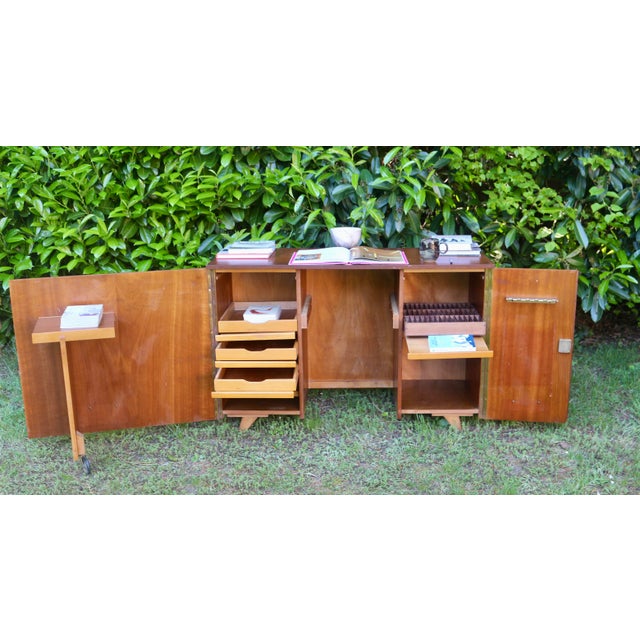 Magic Box Desk attributed to Mummenthaler and Meier, Switzerland, 1960s For Sale - Image 10 of 13