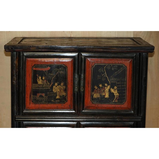 Antique Chinese Export Compound Cabinet, 1920 For Sale - Image 3 of 18