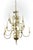 Dutch Brass 3-Tier Chandelier For Sale - Image 6 of 6